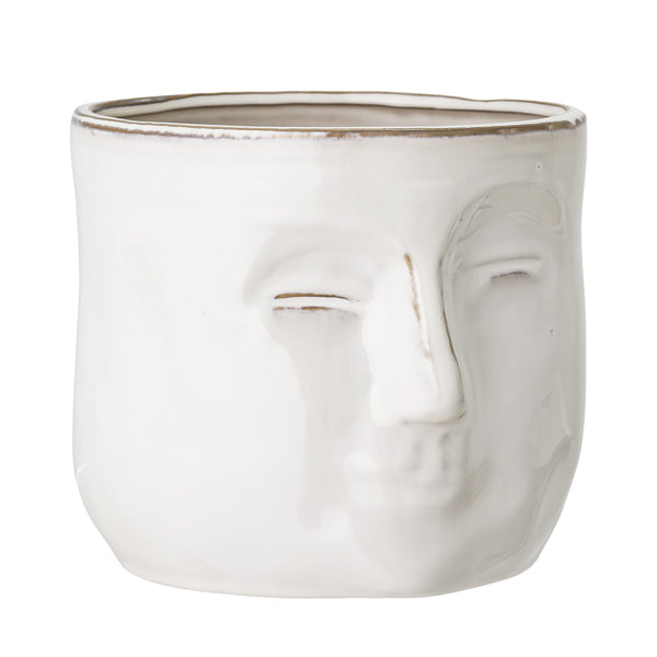 Product photograph of Bloomingville Ignacia White Planter - Pack Size Issue from Olivia's.