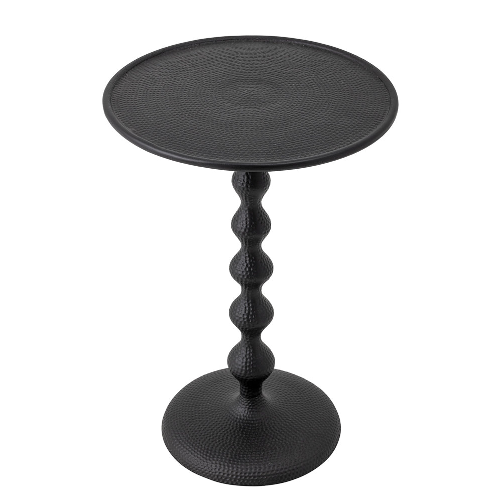 Product photograph of Bloomingville Anka Sidetable In Black Aluminum from Olivia's.