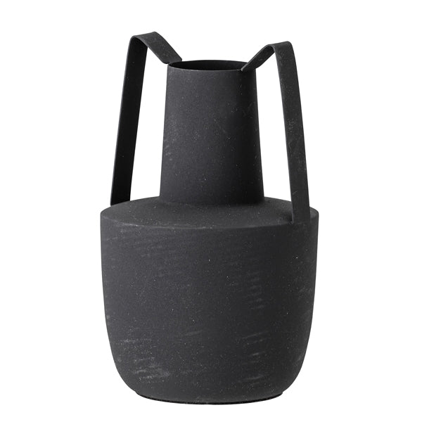 Product photograph of Bloomingville Itamar Black Vase from Olivia's.