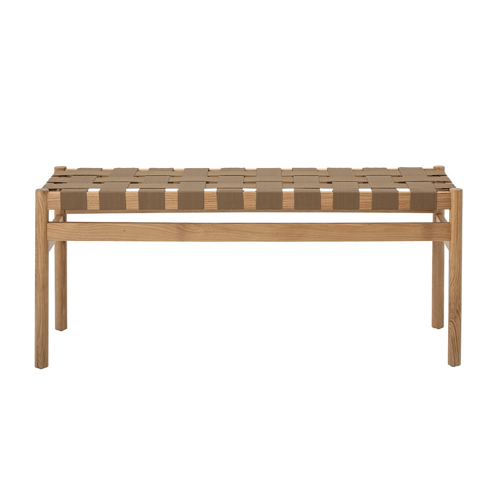 Product photograph of Bloomingville Roel Bench Brown from Olivia's