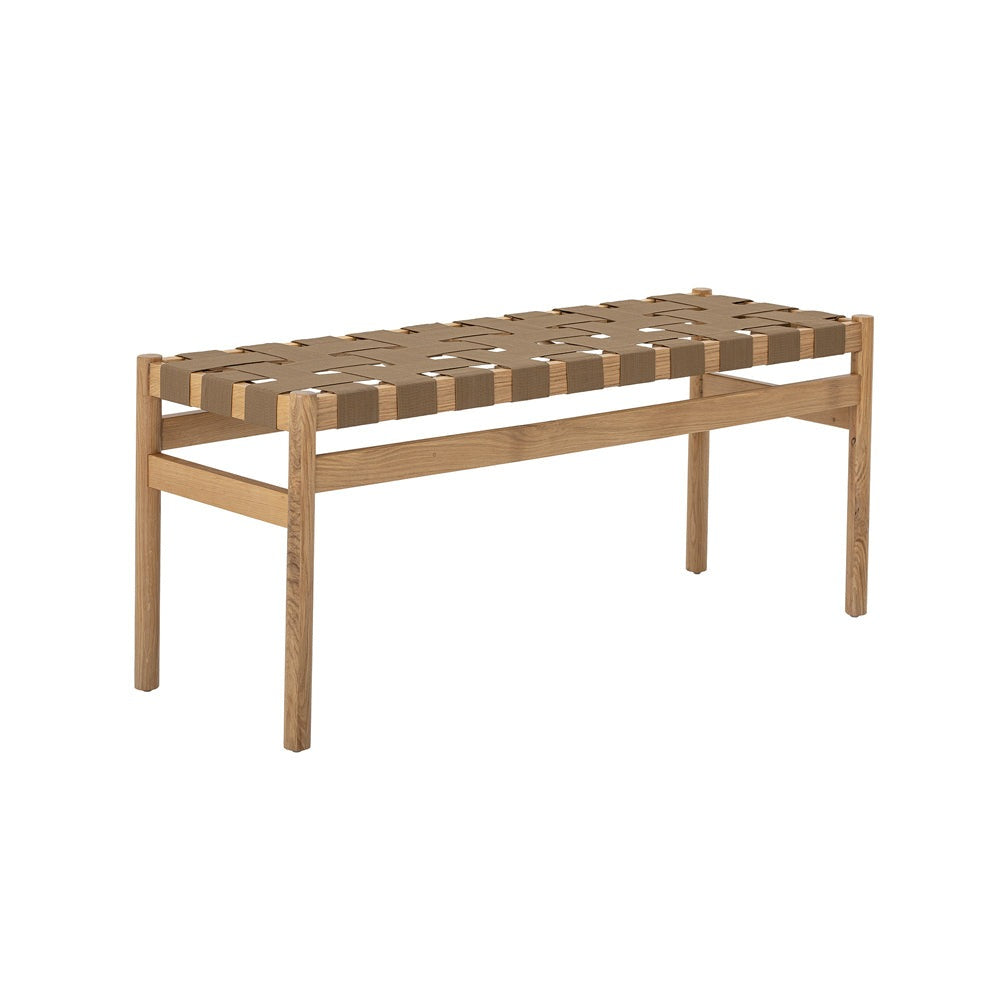 Product photograph of Bloomingville Roel Bench Brown from Olivia's.