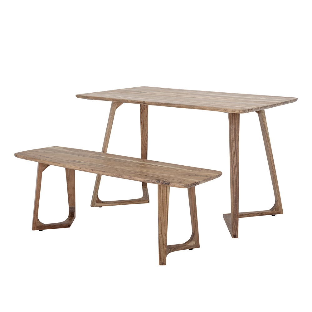 Product photograph of Bloomingville Luie Dining Table In Brown Acacia Wood from Olivia's.