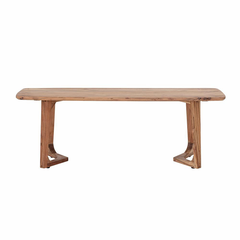 Product photograph of Bloomingville Luie Bench In Brown Acacia Wood from Olivia's