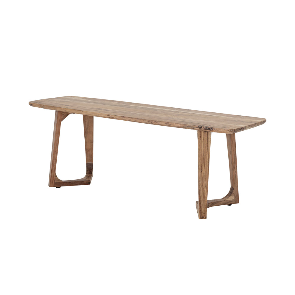 Product photograph of Bloomingville Luie Bench In Brown Acacia Wood from Olivia's.