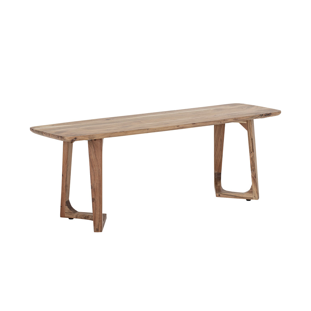 Product photograph of Bloomingville Luie Bench In Brown Acacia Wood from Olivia's.