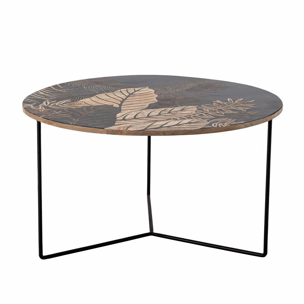 Product photograph of Bloomingville Lac Coffee Table In Black Mango Wood from Olivia's