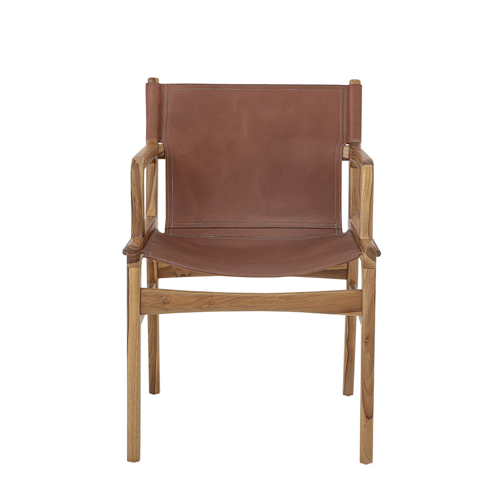Product photograph of Bloomingville Ollie Lounge Chair Brown from Olivia's