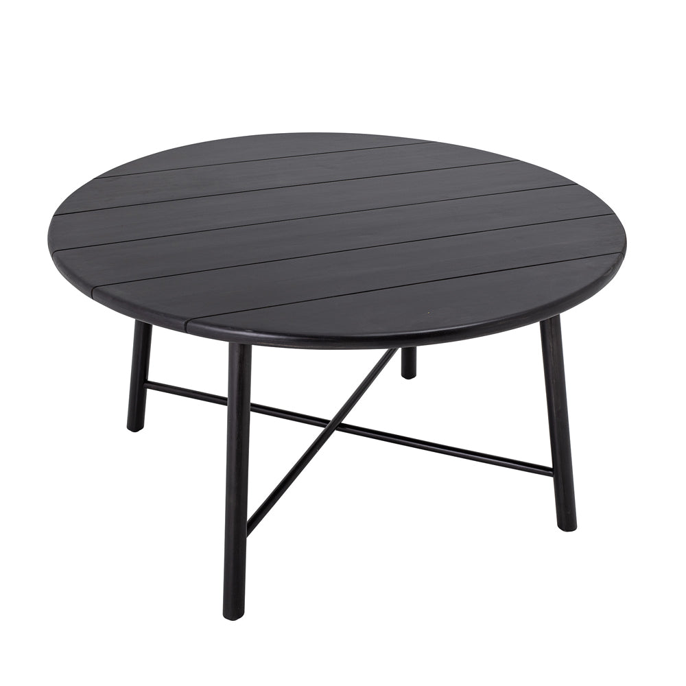 Product photograph of Bloomingville Lope Dining Table In Black Acacia Wood from Olivia's.