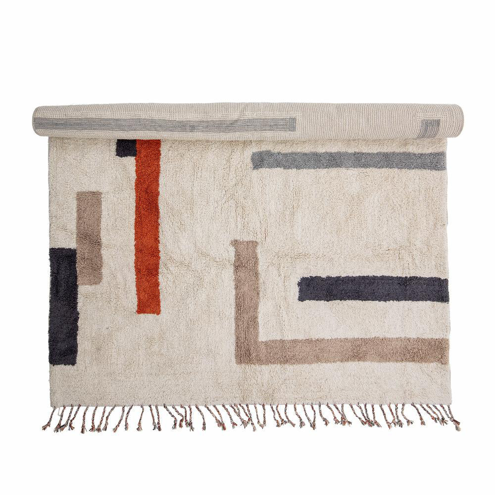 Product photograph of Bloomingville Jue Cotton Rug from Olivia's