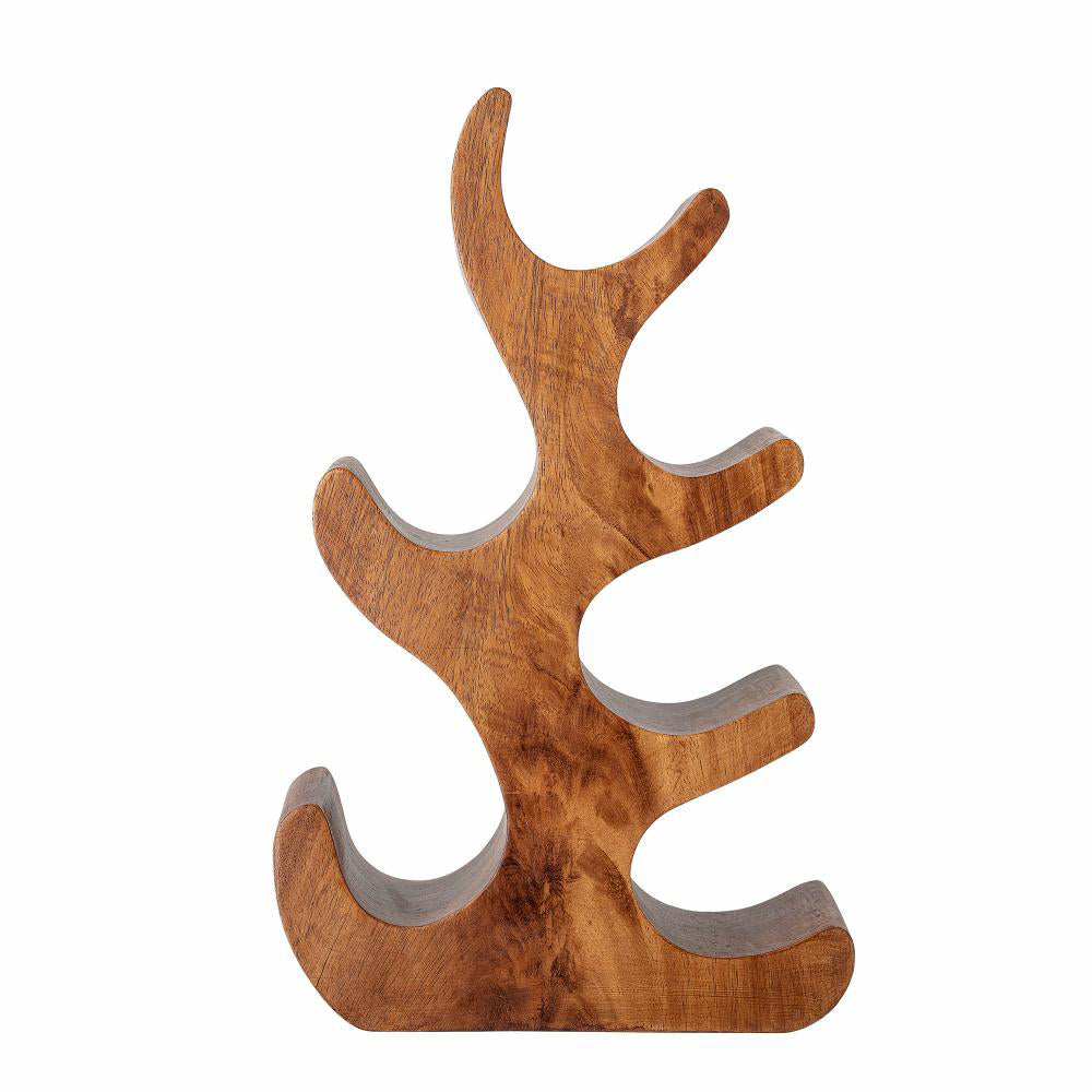 Product photograph of Bloomingville Barbel Wine Rack In Natural Acacia Wood from Olivia's