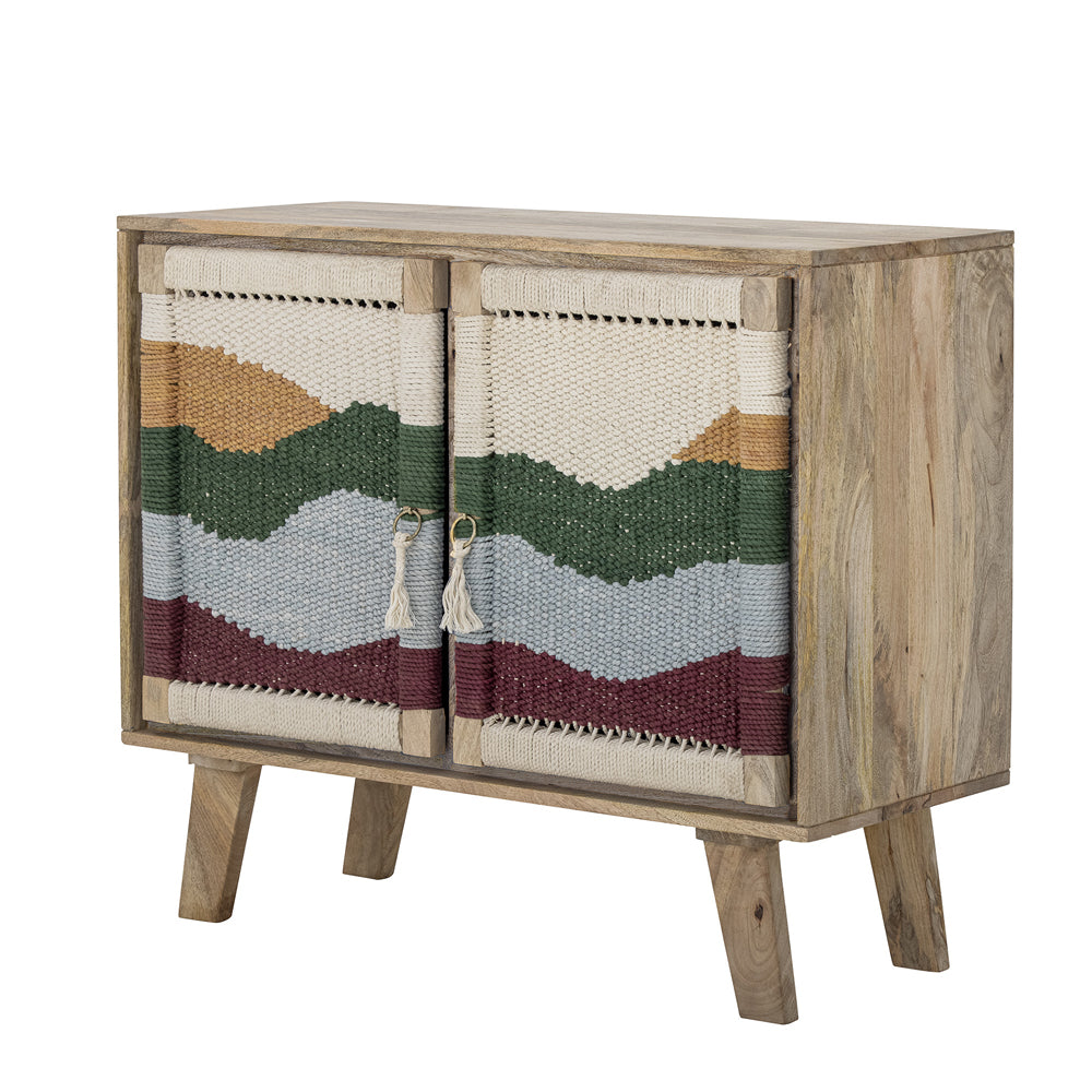 Product photograph of Bloomingville Sedik Cabinet In Natural Mango Wood from Olivia's.