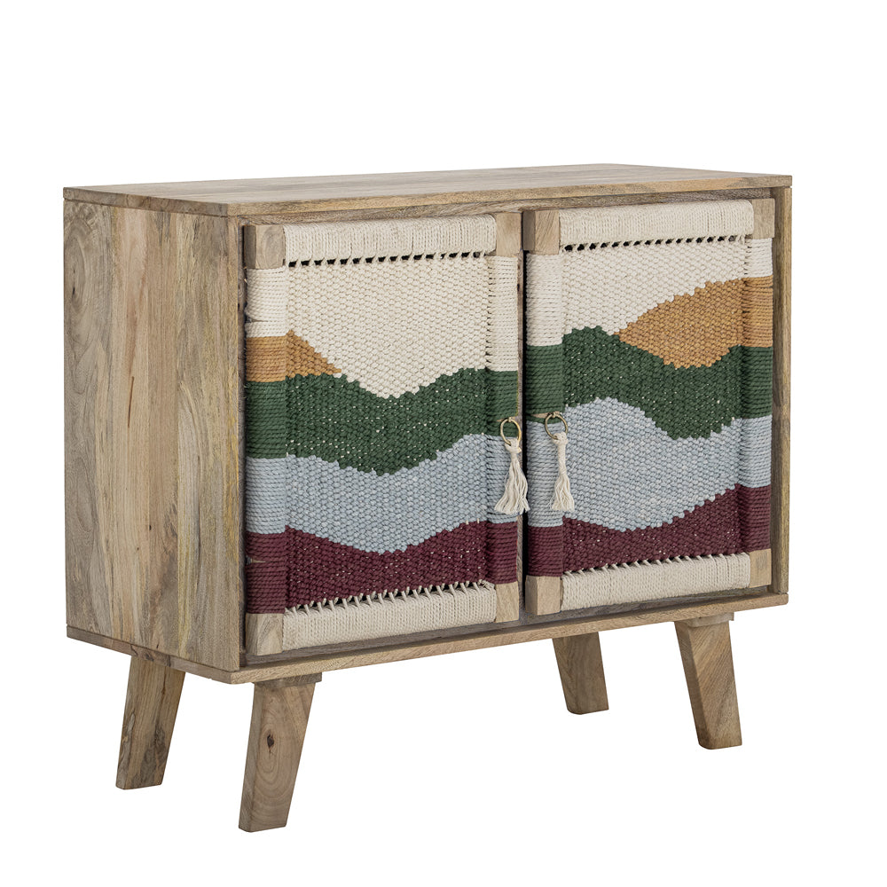 Product photograph of Bloomingville Sedik Cabinet In Natural Mango Wood from Olivia's.