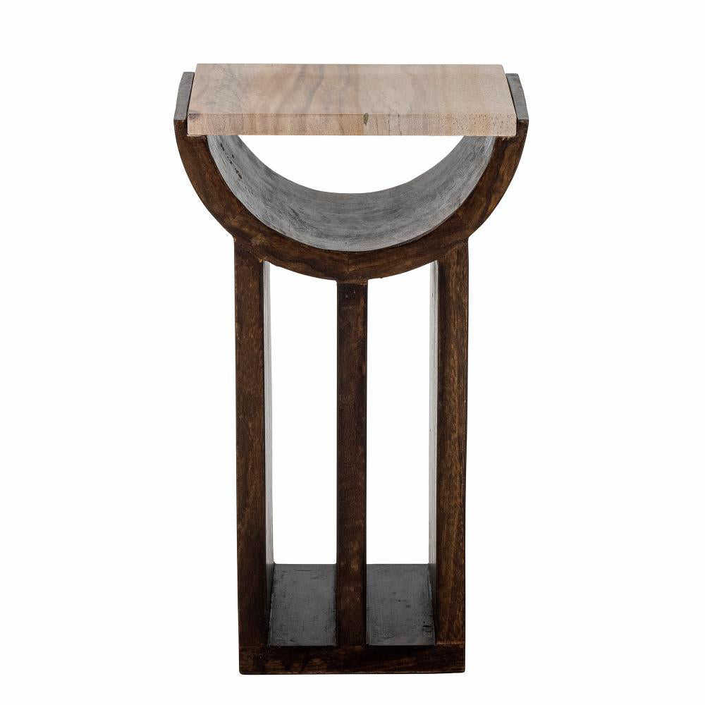 Bloomingville Saphia Marble Side Table In Brown