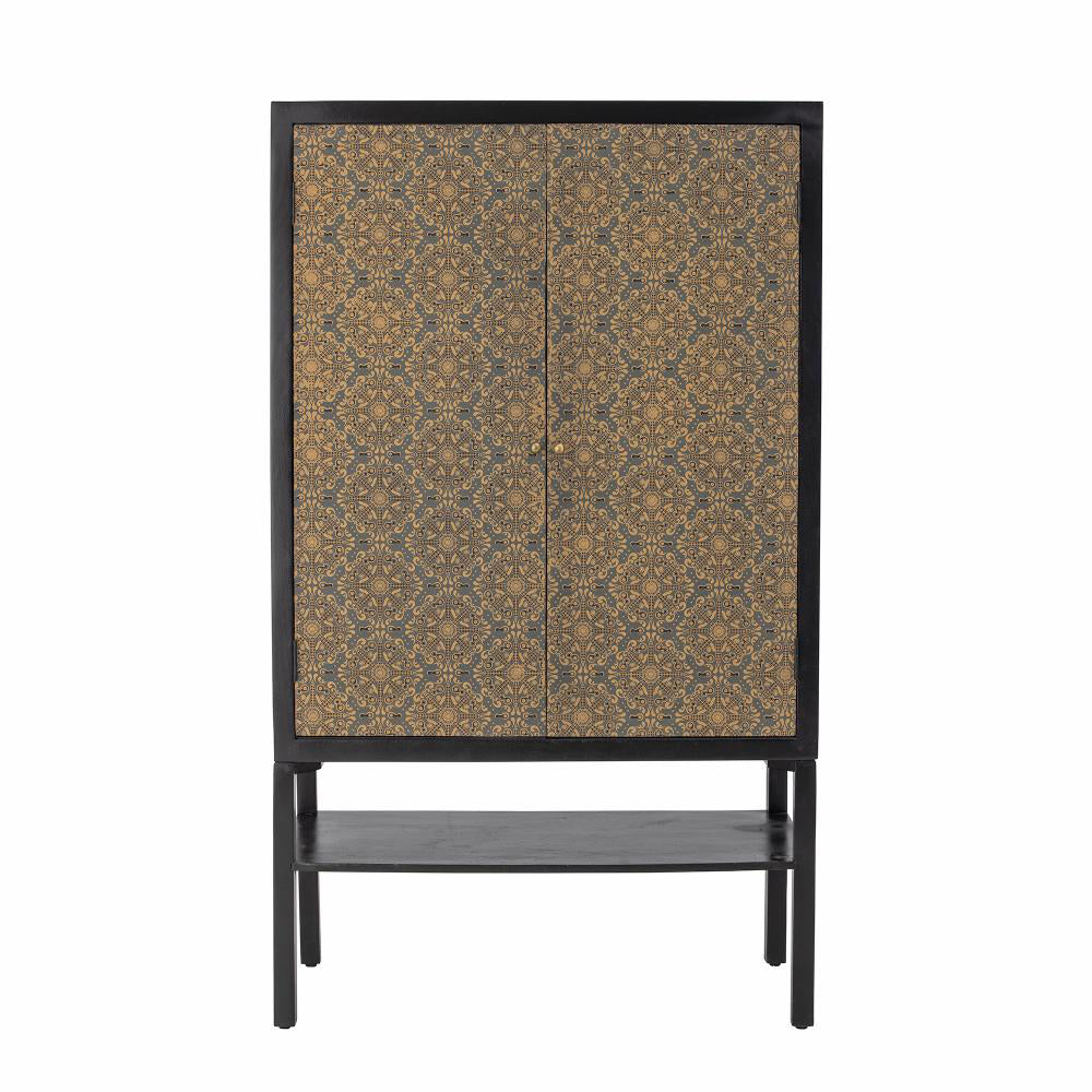Product photograph of Bloomingville Lynne Cabinet In Black Mango Wood from Olivia's