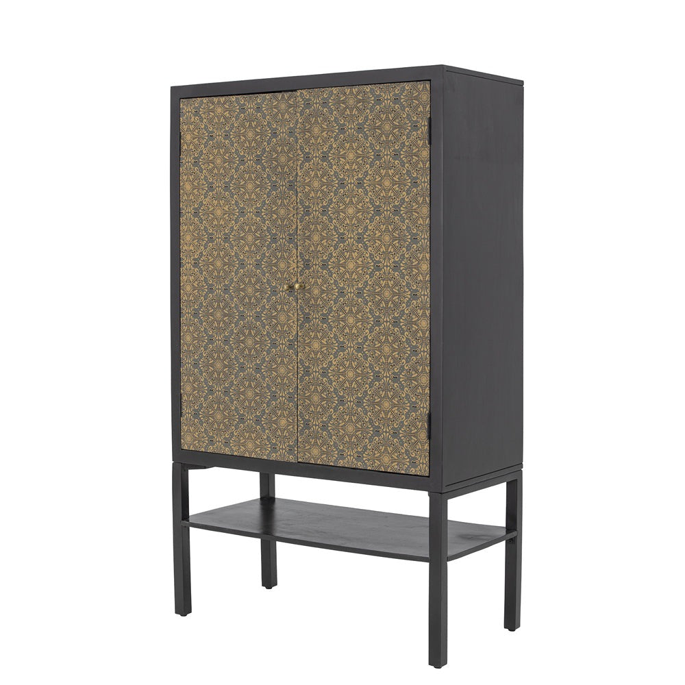 Product photograph of Bloomingville Lynne Cabinet In Black Mango Wood from Olivia's.