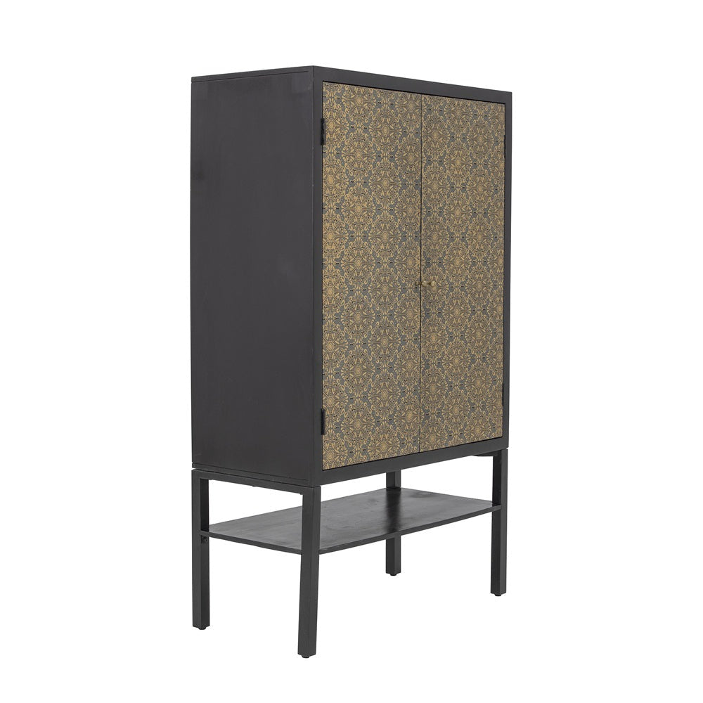 Product photograph of Bloomingville Lynne Cabinet In Black Mango Wood from Olivia's.