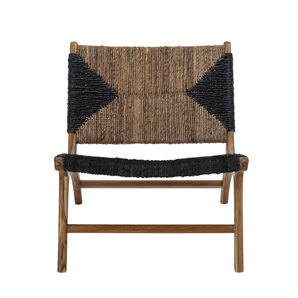 Product photograph of Bloomingville Grant Black Occasional Chair from Olivia's.