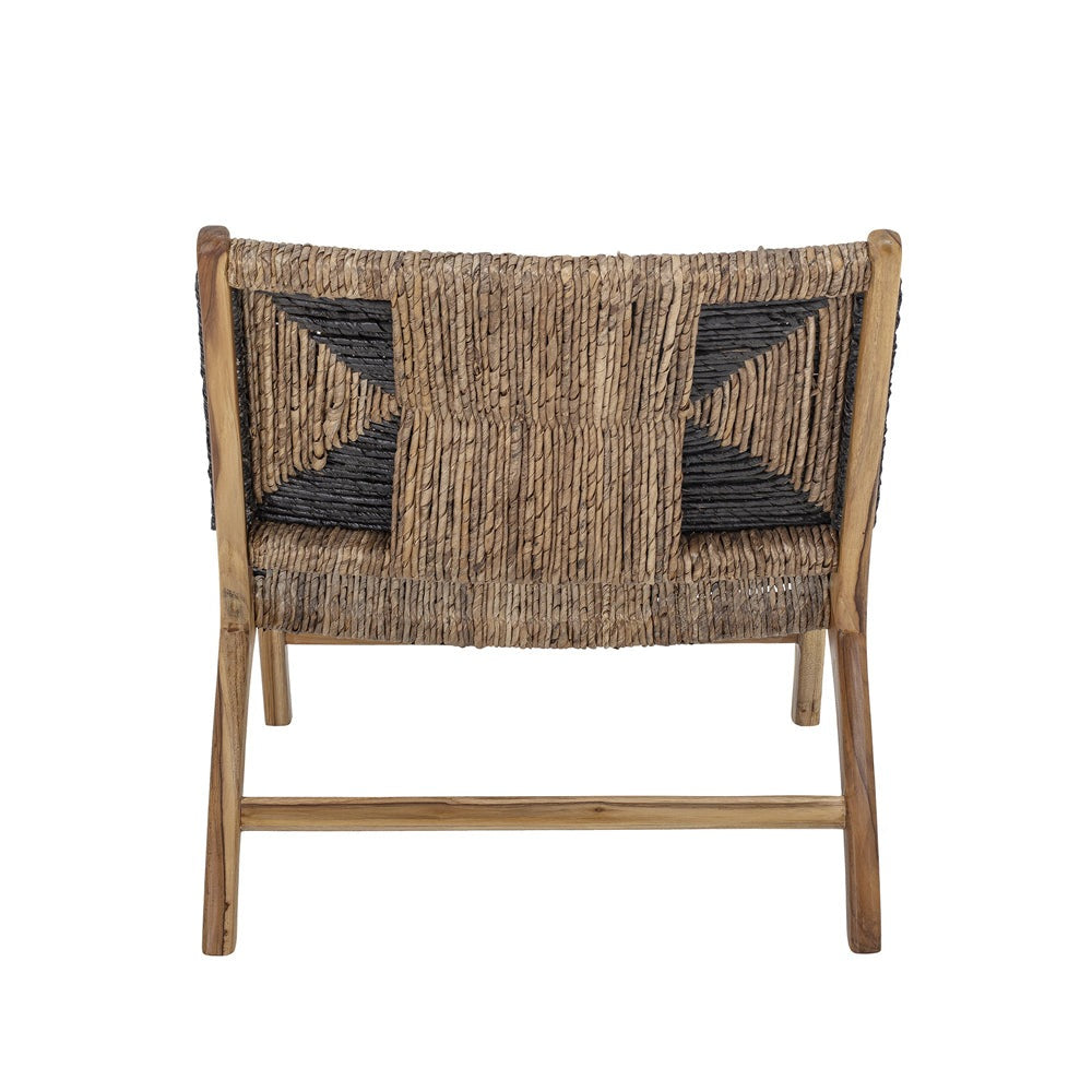 Product photograph of Bloomingville Grant Black Occasional Chair from Olivia's.