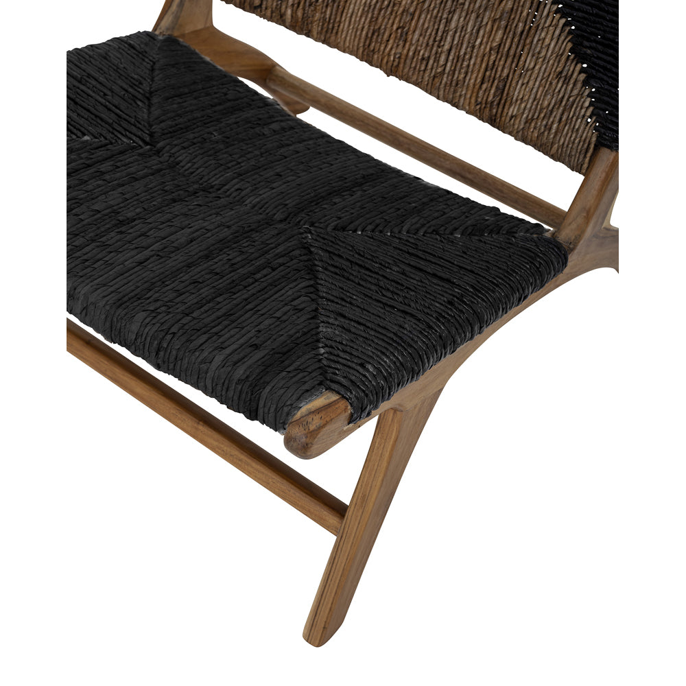 Product photograph of Bloomingville Grant Black Occasional Chair from Olivia's.
