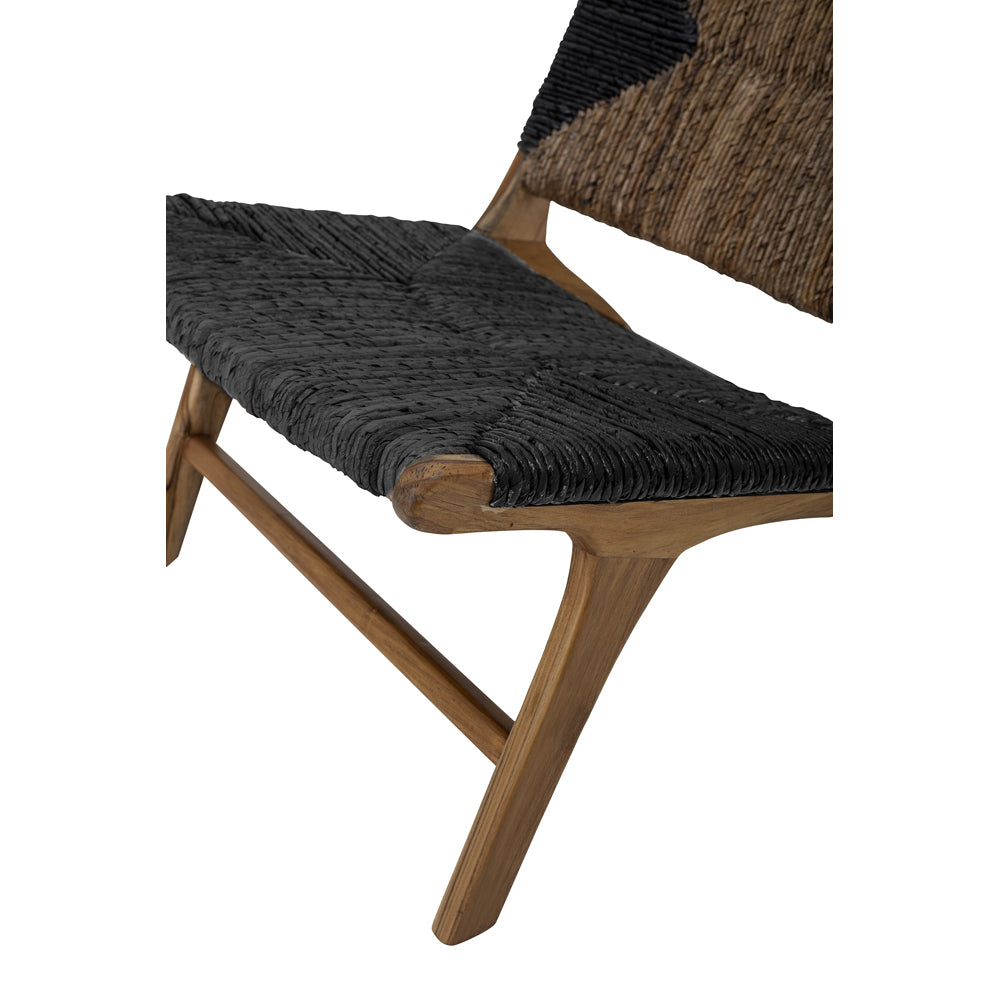 Product photograph of Bloomingville Grant Black Occasional Chair from Olivia's.