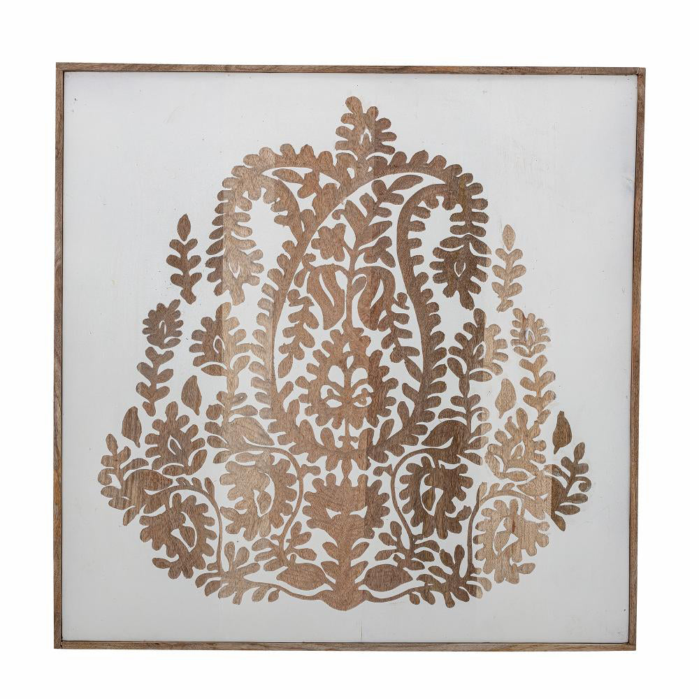 Product photograph of Bloomingville Nevil Wall Decor In White Mango Wood from Olivia's