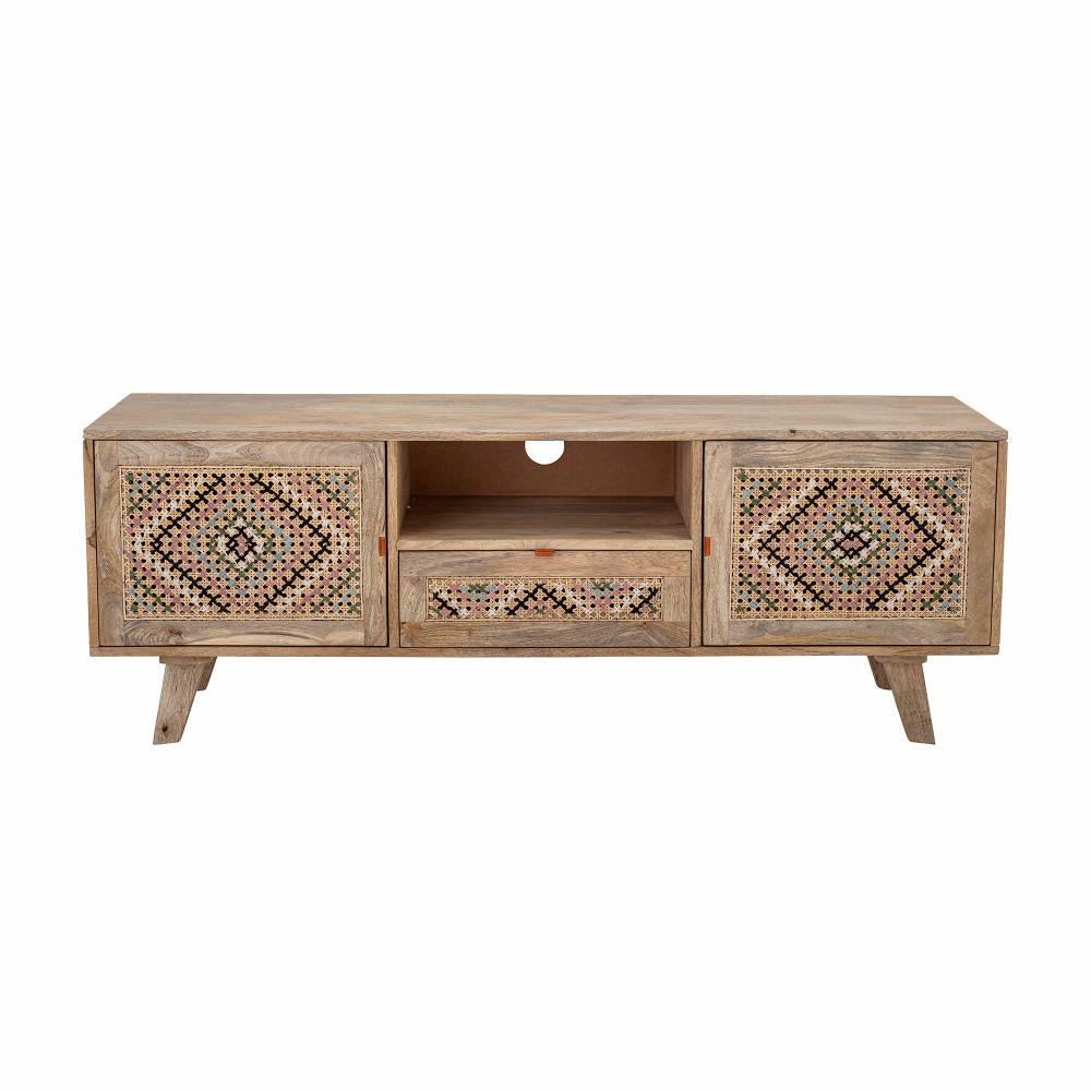 Product photograph of Bloomingville Celest Cabinet In Natural Mango Wood from Olivia's