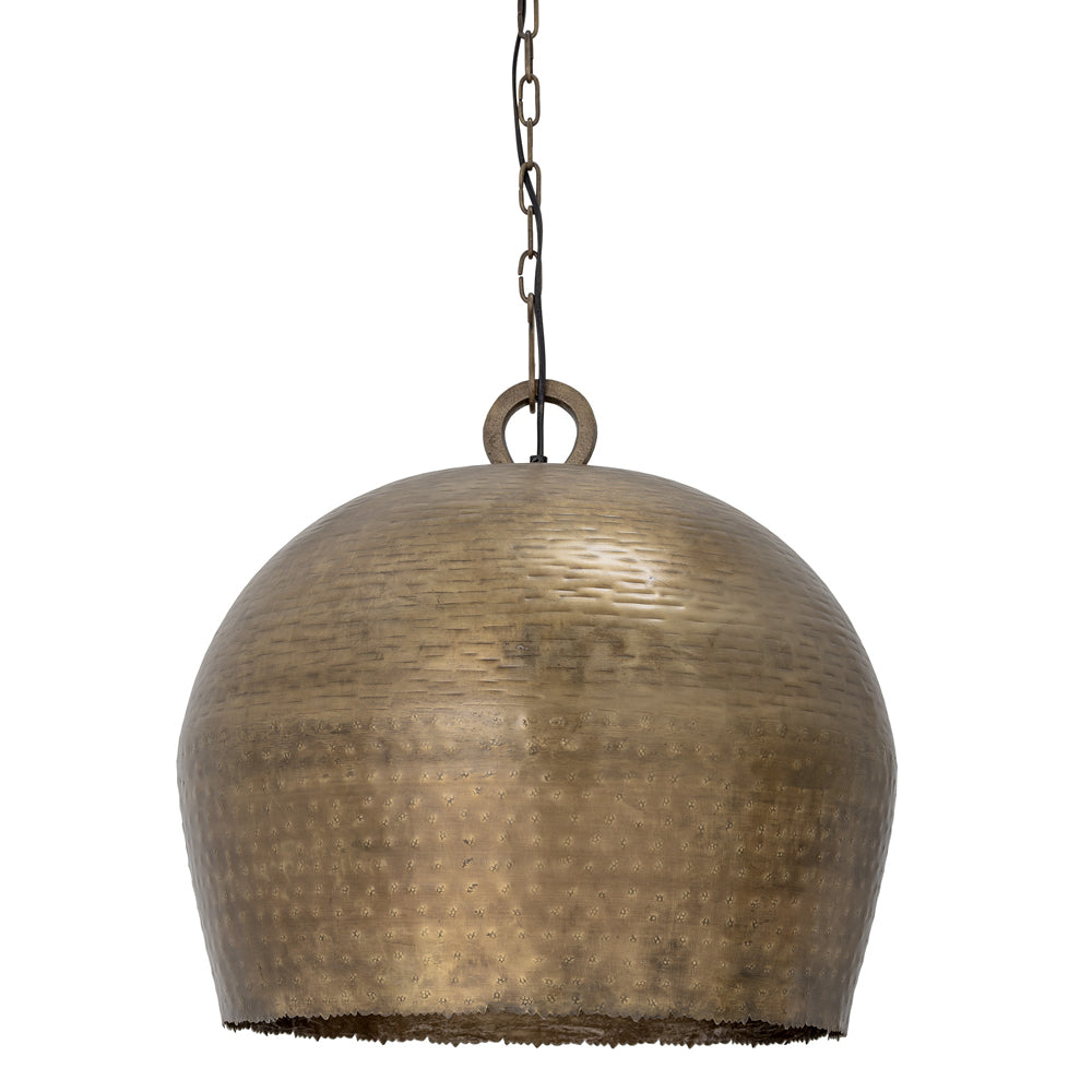 Product photograph of Bloomingville Nilas Pendant Lamp Brass from Olivia's.