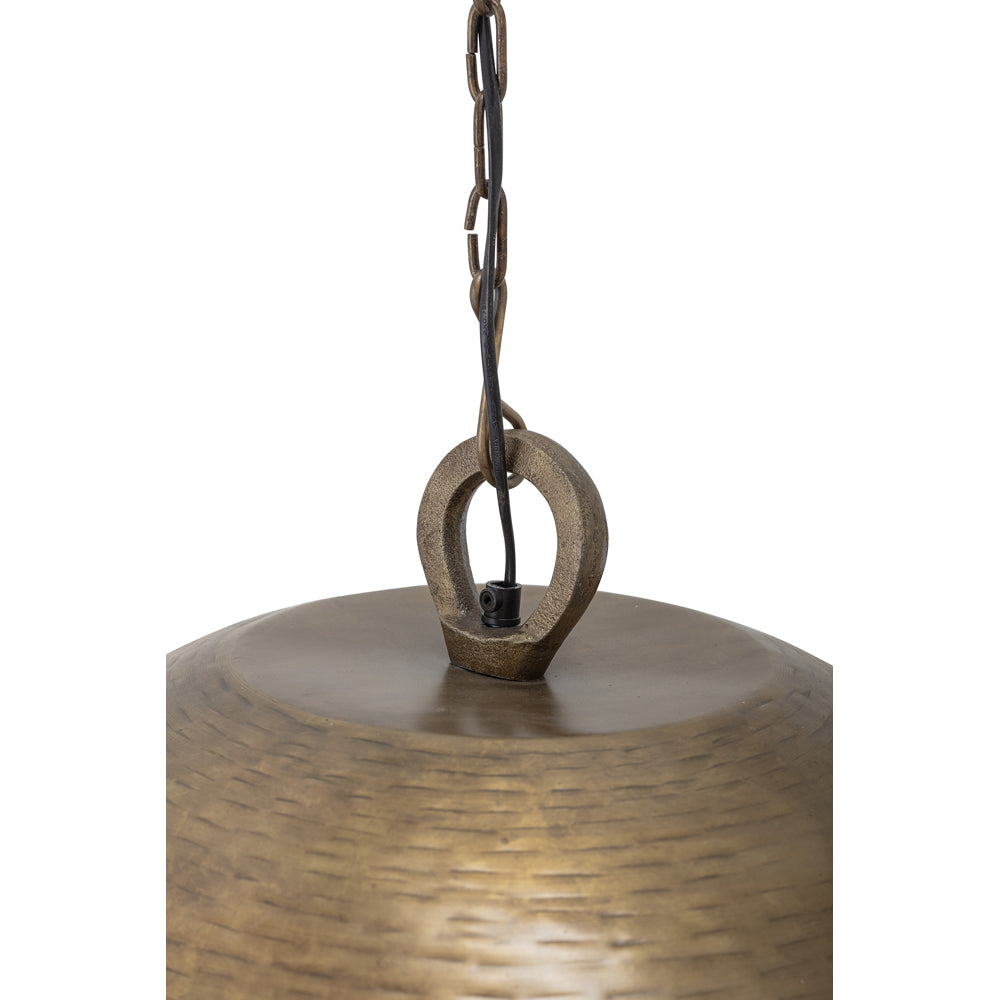 Product photograph of Bloomingville Nilas Pendant Lamp Brass from Olivia's.