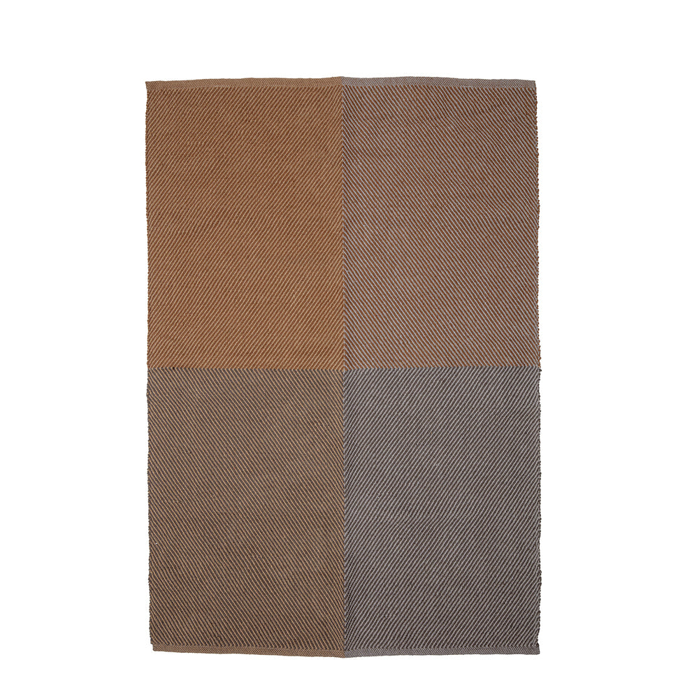 Product photograph of Bloomingville Rodin Jute Rug In Brown from Olivia's.