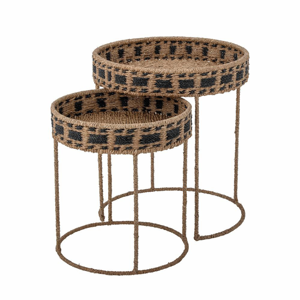 Product photograph of Bloomingville Nore Tray Table In Brown from Olivia's