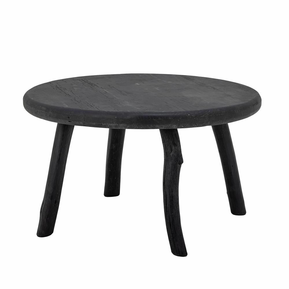 Product photograph of Bloomingville Milos Coffee Table In Black Reclaimed Wood from Olivia's