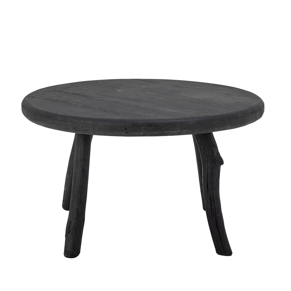 Product photograph of Bloomingville Milos Coffee Table In Black Reclaimed Wood from Olivia's.