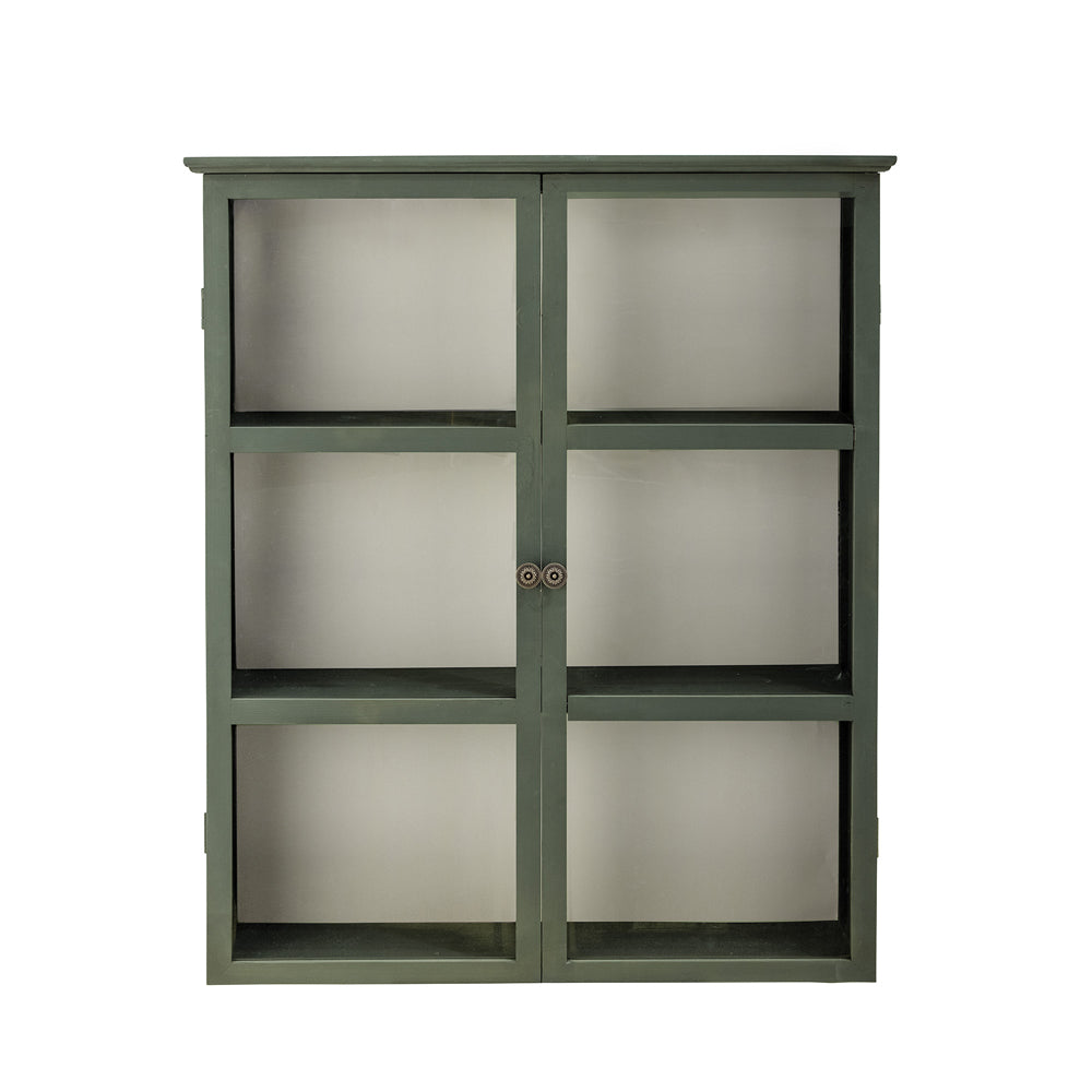 Bloomingville Tone Cabinet in Green Firwood