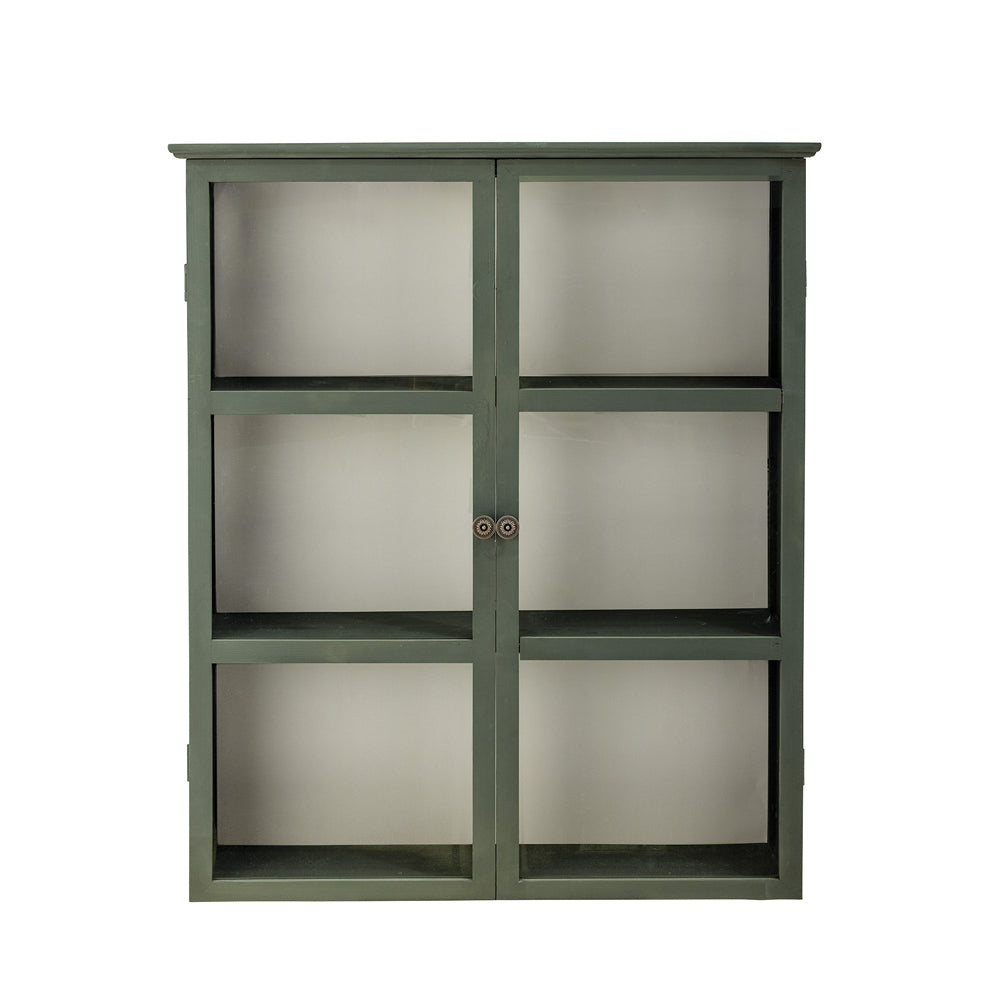 Product photograph of Bloomingville Tone Cabinet In Green Firwood from Olivia's
