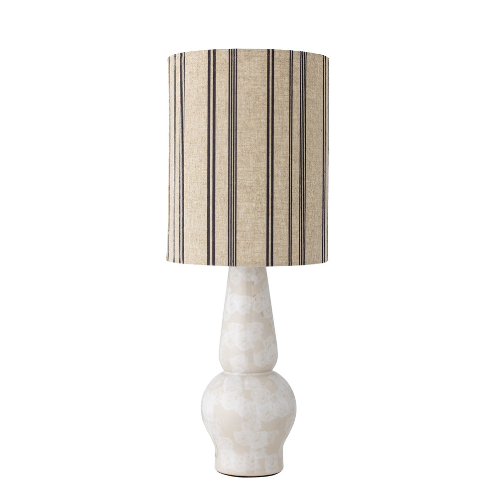 Product photograph of Bloomingville Emilia Table Lamp In Natural Stoneware from Olivia's