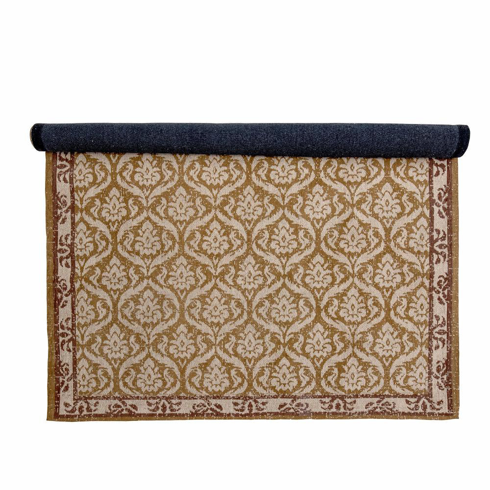 Product photograph of Bloomingville Danniella Cotton Rug In Brown from Olivia's
