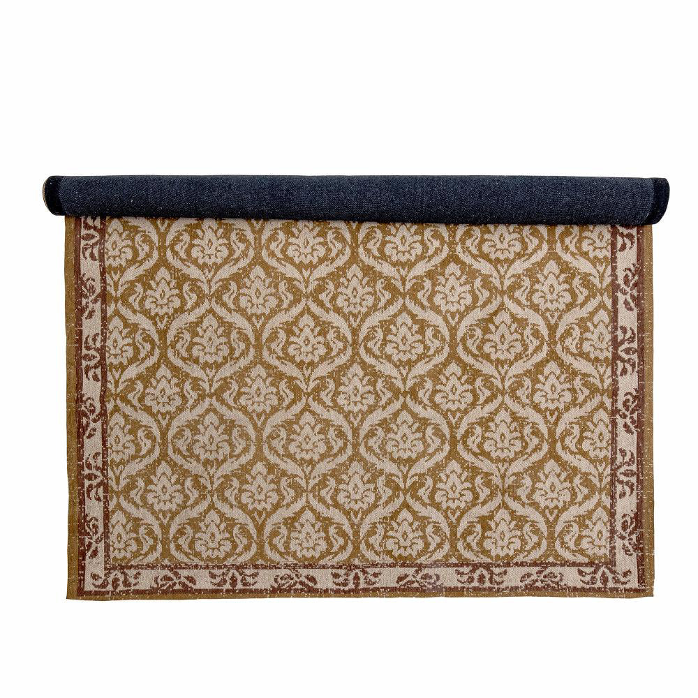 Bloomingville Danniella Cotton Rug In Brown