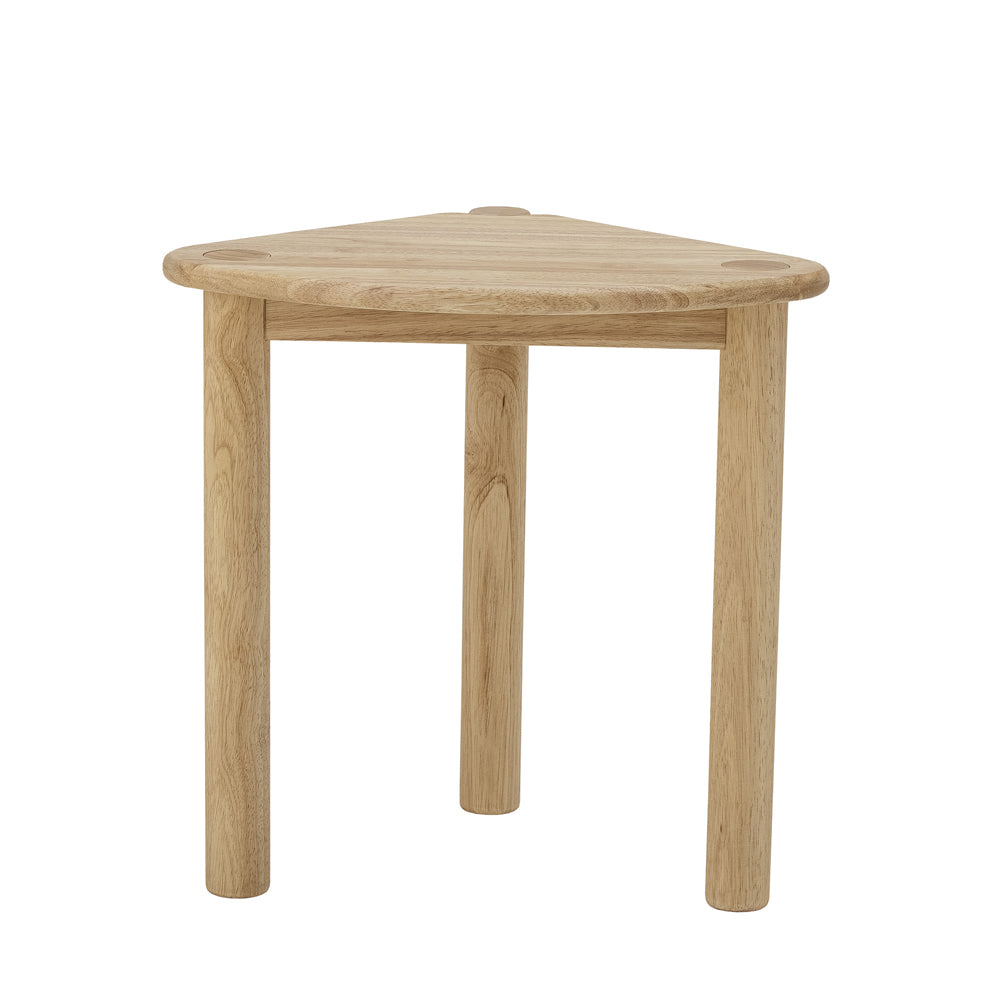 Product photograph of Bloomingville Kassia Side Table In Natural Rubberwood from Olivia's