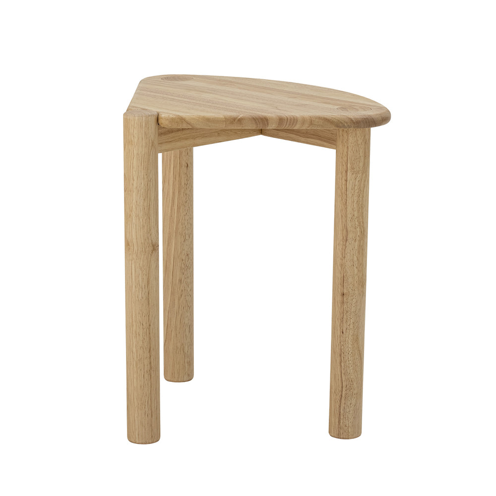 Product photograph of Bloomingville Kassia Side Table In Natural Rubberwood from Olivia's.
