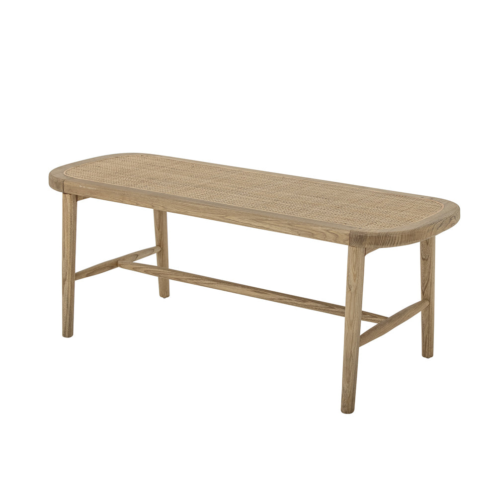 Product photograph of Bloomingville Rauke Bench In Sabrang Teak from Olivia's.