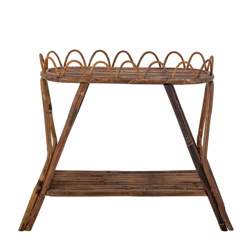 Product photograph of Bloomingville Sanibel Side Table In Brown Rattan from Olivia's
