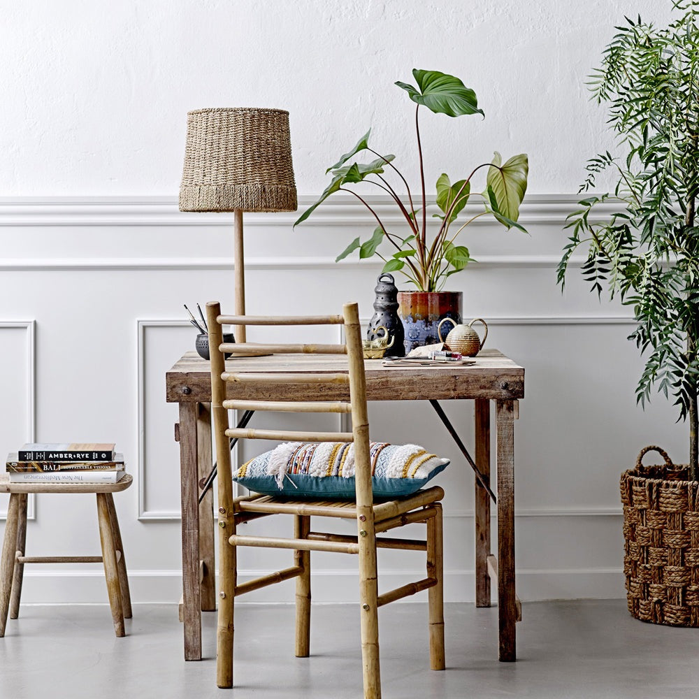 Product photograph of Bloomingville Kakasi Table Lamp In Natural Rattan from Olivia's.