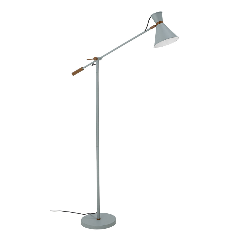 Product photograph of Bloomingville Raffi Floor Lamp In Green Metal from Olivia's.