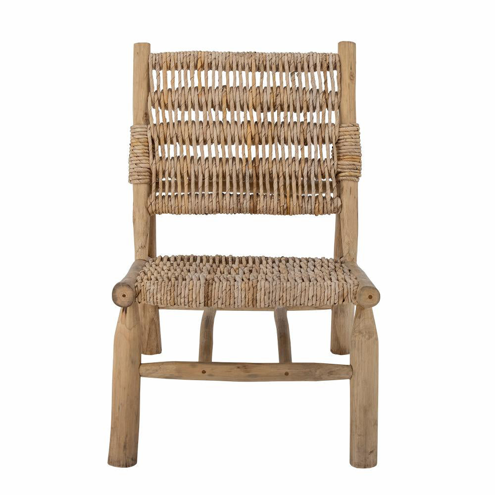 Product photograph of Bloomingville Ruthy Lounge Chair In Natural Teak from Olivia's