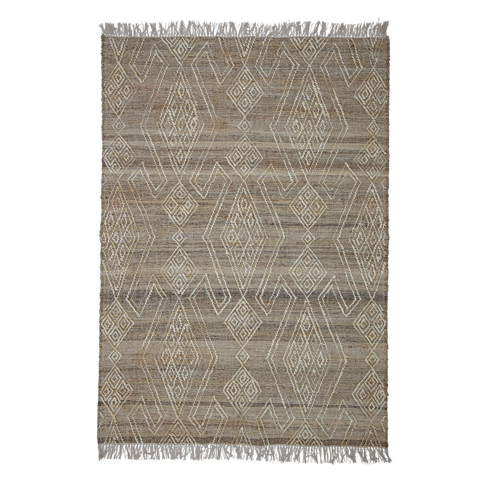 Product photograph of Bloomingville Rupen Natural Jute Rug from Olivia's.