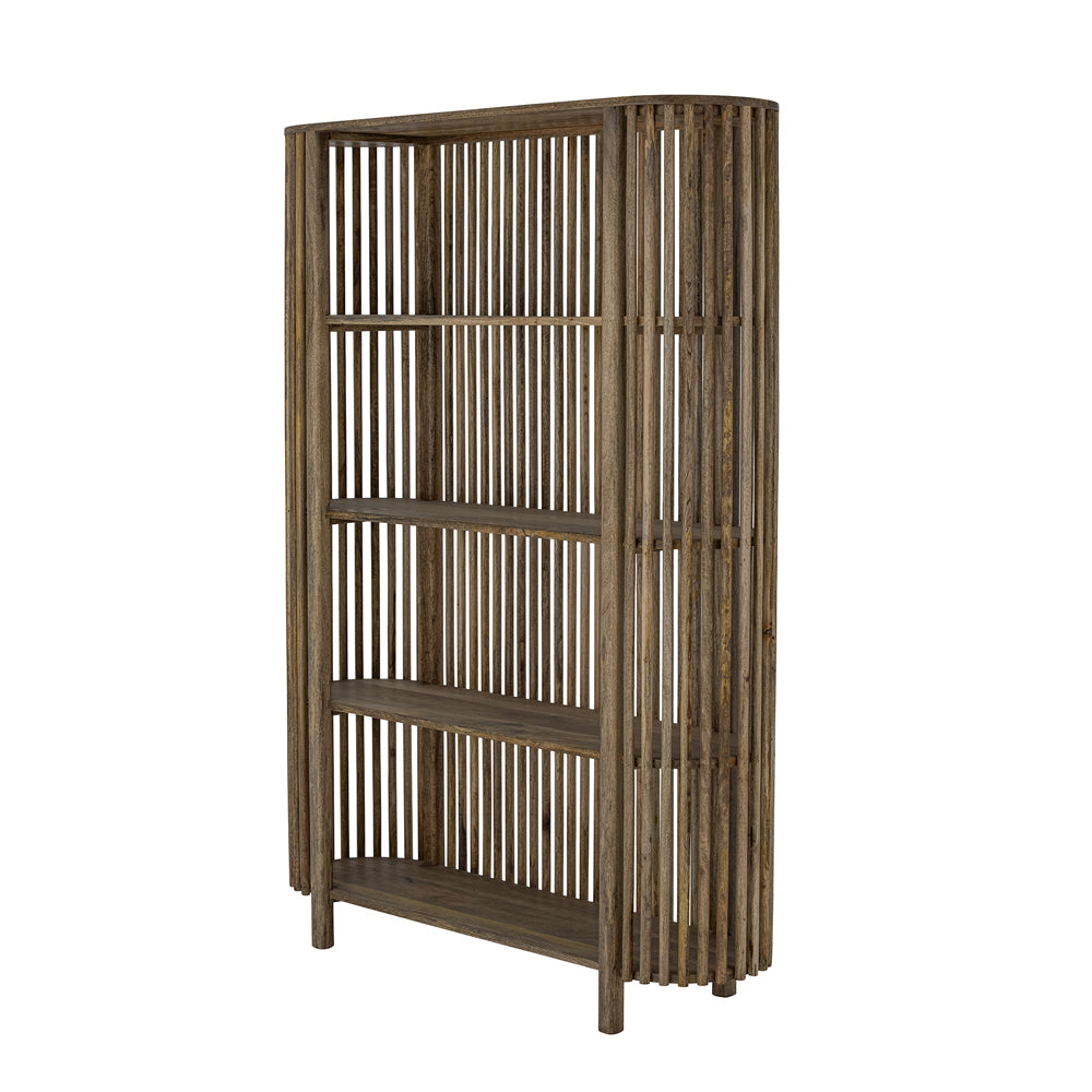 Product photograph of Bloomingville Sali Bookcase In Brown Mango Wood from Olivia's.