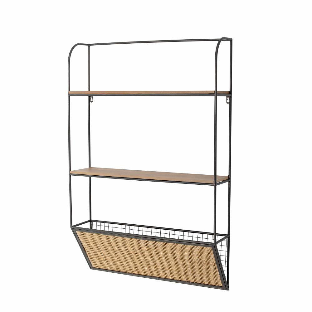 Product photograph of Bloomingville Lesley Rattan Shelf from Olivia's