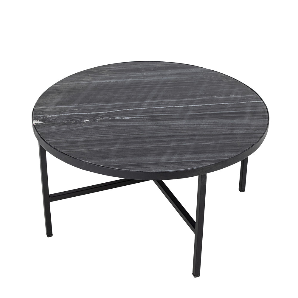 Product photograph of Bloomingville Estelle Coffee Table In Grey Marble from Olivia's.