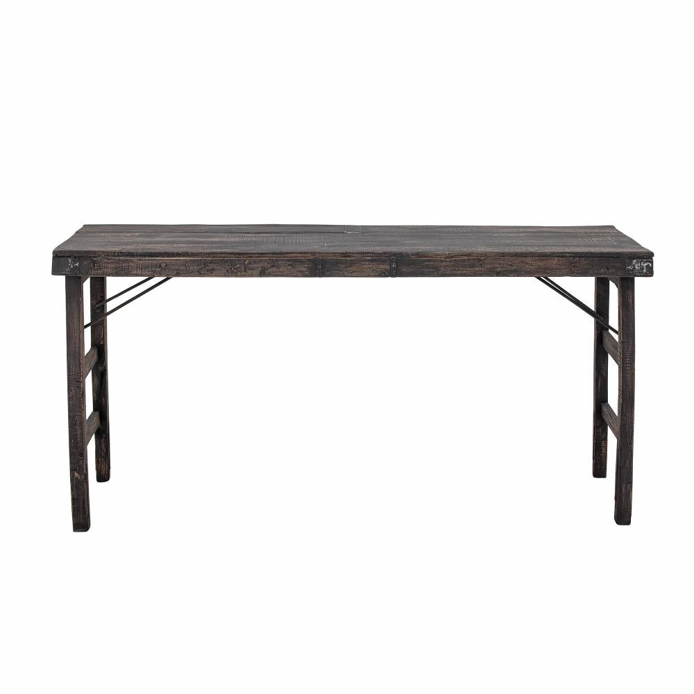 Bloomingville Cali Console Table In Black Reclaimed Wood