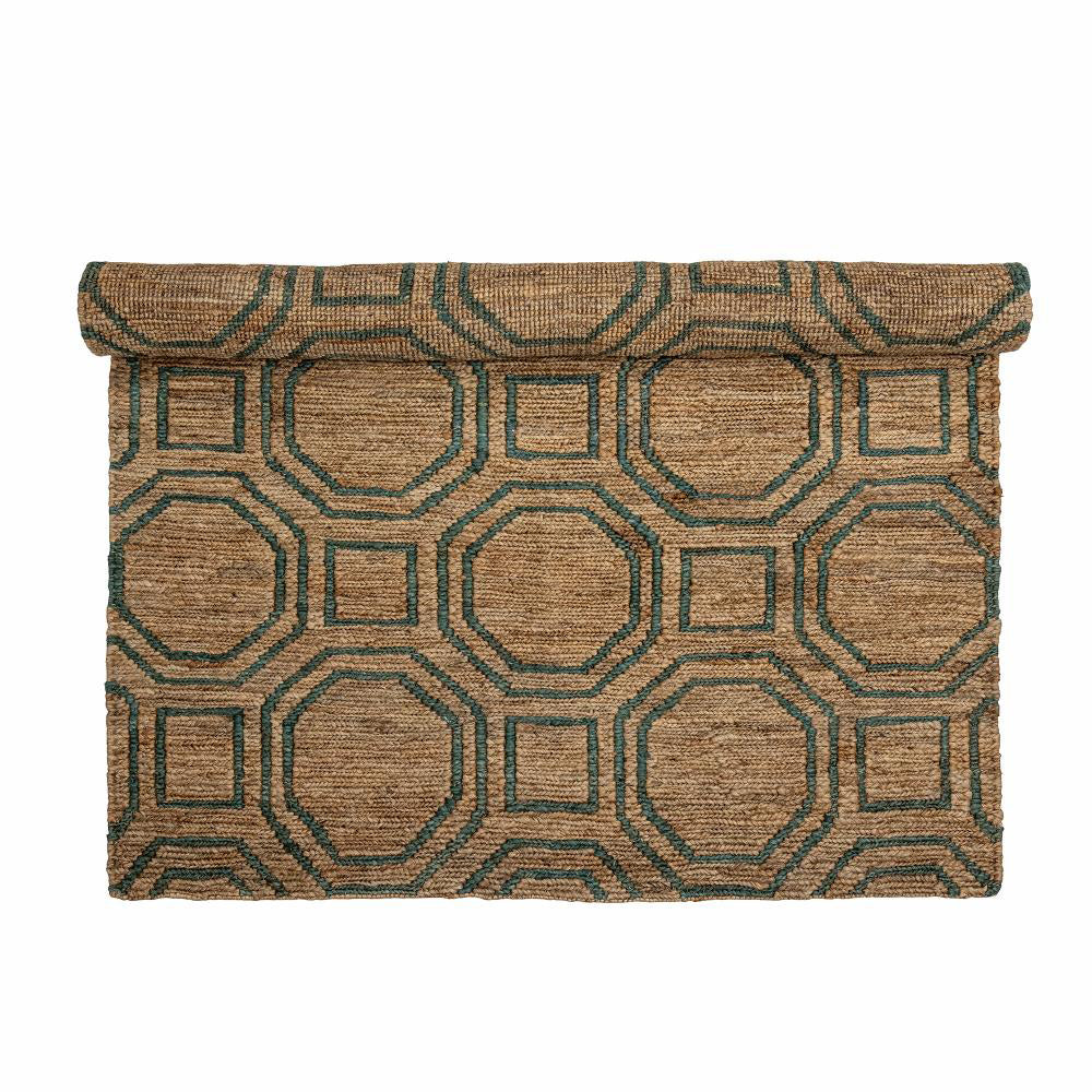 Product photograph of Bloomingville Fry Natural Jute Rug from Olivia's